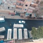 حملة إشغالات مكبرة أمام محطة مترو عين شمس لإعادة الانضباط المروري