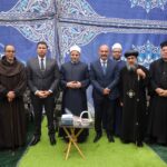 محافظ دمياط يزور دار المسنين برأس البر للتهنئة بعيد الفطر .