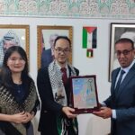 خلال جولة موسعة بأشمون  محافظ المنوفية يتفقد إنشاءات مدرسة السادات الثانوية التجارية .