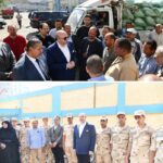 جولة ميدانية لمتابعة مشروعات التنمية الشاملة بمركز نجع حمادي