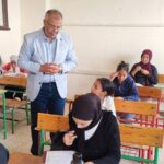 سرور يتابع أعمال إصلاح تسريب شبكة المياه بشارع الجيش بمنوف